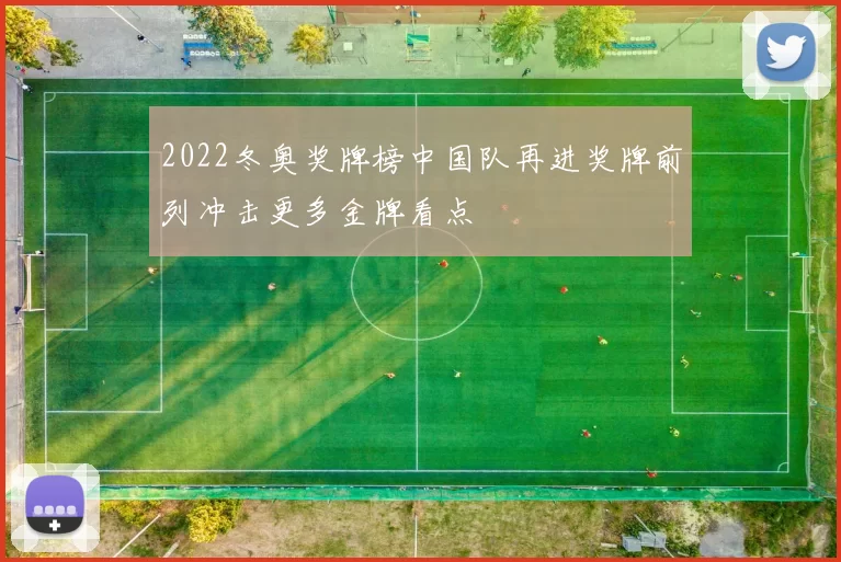 2022冬奥奖牌榜中国队再进奖牌前列冲击更多金牌看点